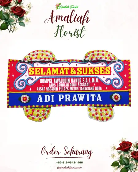 Papan Bunga Ucapan Selamat Adimulya