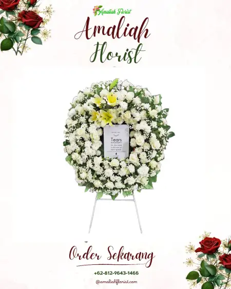 Krans Bunga Duka Adimulya